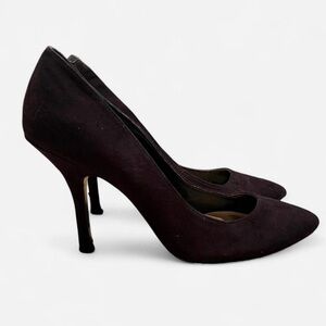 Nine West Elegant Black Suede Heels